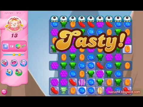 Candy Crush Saga Level 12701 (3 stars, No boosters)