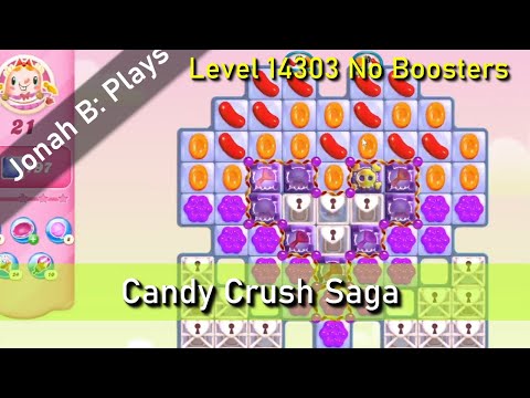 Candy Crush Saga Level 14303 No Boosters