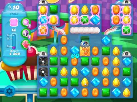 Candy Crush Soda Saga Level 1598 - NO BOOSTERS