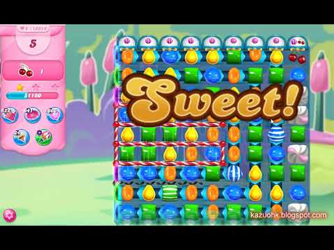 Candy Crush Saga Level 12318 (2nd version, 3 stars, No boosters)