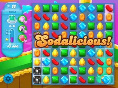 Candy Crush Soda Saga Level 1554 - NO BOOSTERS