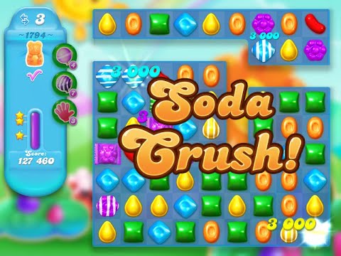 Candy Crush Soda Saga Level 1794 (3 stars, NO boosters)