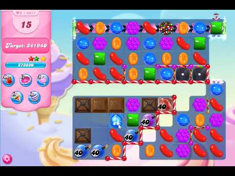 Candy Crush Saga Level 4317 NO BOOSTERS