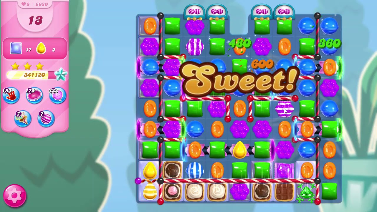 Candy Crush Saga Level 8920 NO BOOSTERS