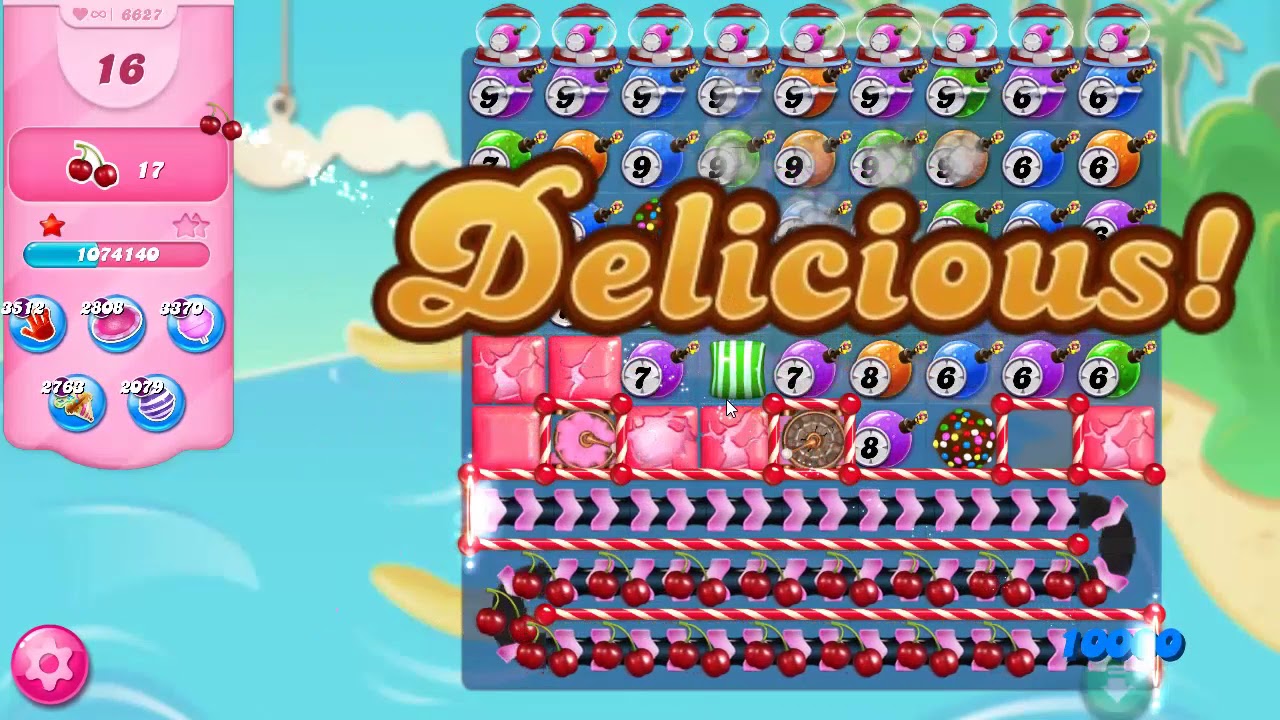 Candy Crush Saga LEVEL 6627 NO BOOSTERS