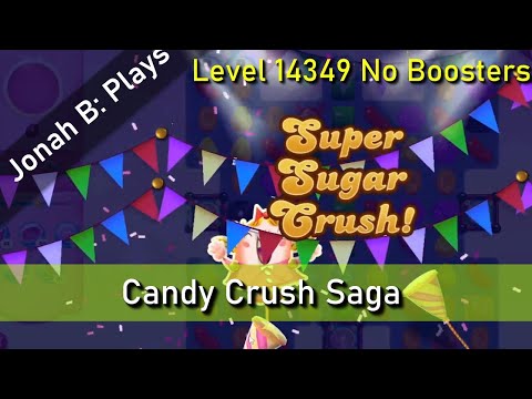 Candy Crush Saga Level 14349 No Boosters