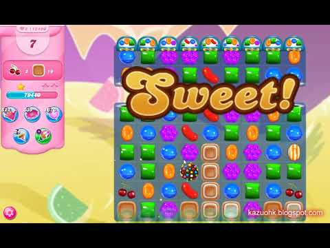 Candy Crush Saga Level 12490 (3 stars, No boosters, 2nd version)