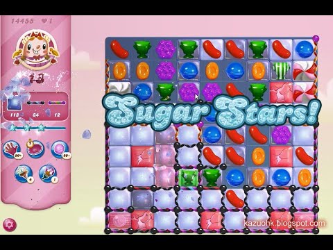 Candy Crush Saga Level 14455 (Sugar stars, Impossible without boosters)