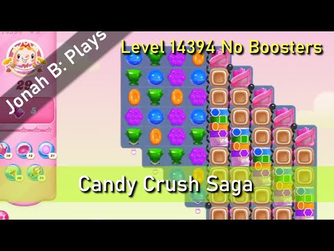 Candy Crush Saga Level 14394 No Boosters