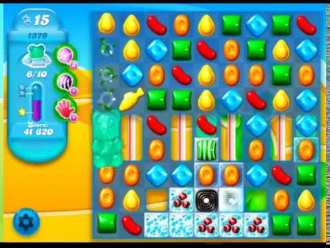 Candy Crush Soda Saga Level 1379 - No Boosters ***