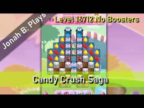 Candy Crush Saga Level 16712 No Boosters