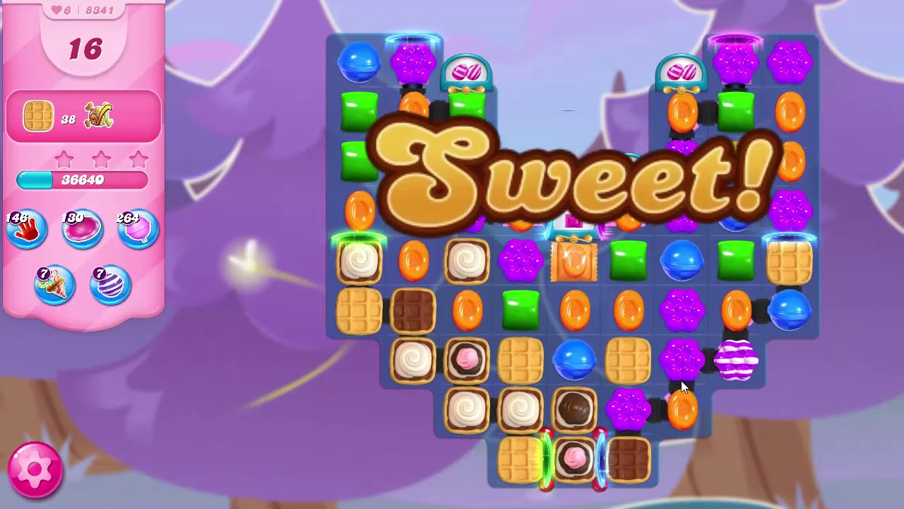 Candy Crush Saga Level 8341 NO BOOSTERS