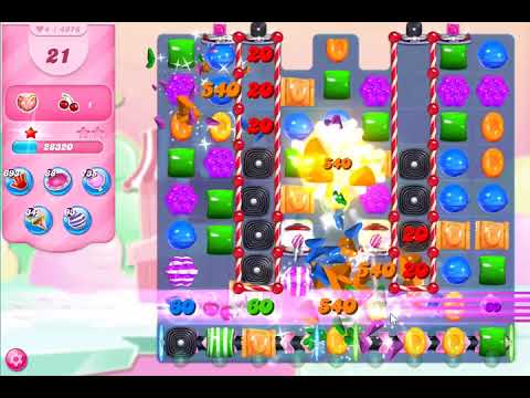 Candy Crush Saga Level 4376 NO BOOSTERS