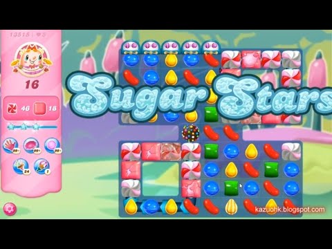 Candy Crush Saga Level 13515 (Sugar stars, No boosters)