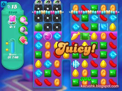 Candy Crush Soda Saga Level 2240 (3 stars, NO boosters)