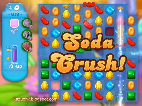 Candy Crush Soda Saga Level 1826 (NO boosters)