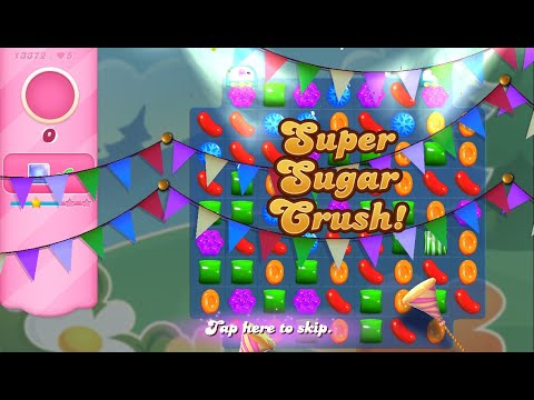 Candy Crush Saga Level 13372 (2nd version, NO boosters)