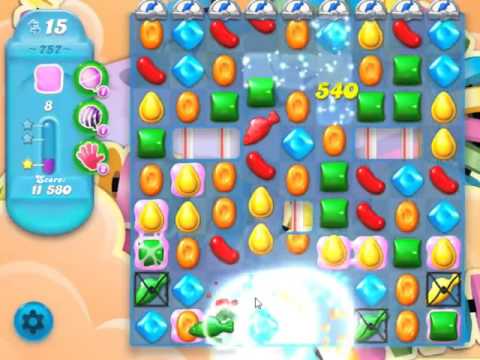 Candy Crush Soda Saga Level 757 - NO BOOSTERS