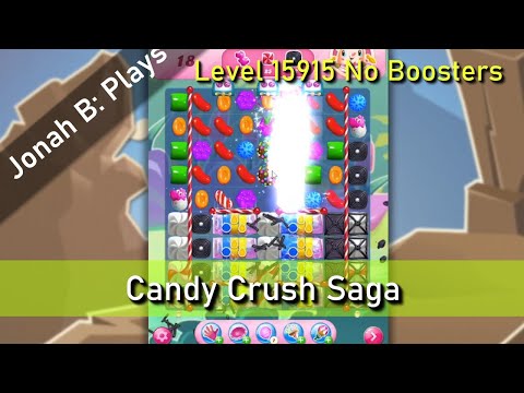 Candy Crush Saga Level 15915 No Boosters