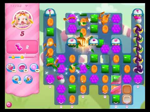 Candy Crush Saga Level 14753 - NO BOOSTERS | SKILLGAMING ✔️