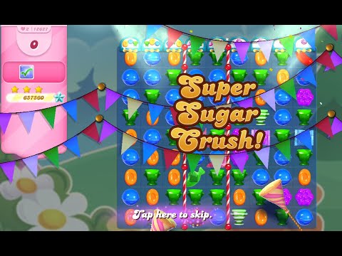 Candy Crush Saga Level 12627 (3 stars, No boosters, 2nd version)