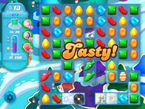 Candy Crush Soda Saga Level 678 - NO BOOSTERS