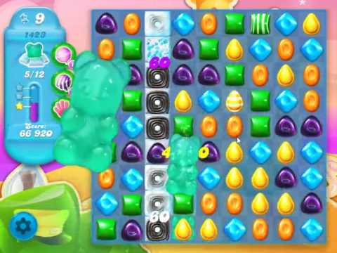 Candy Crush Soda Saga Level 1423 - NO BOOSTERS