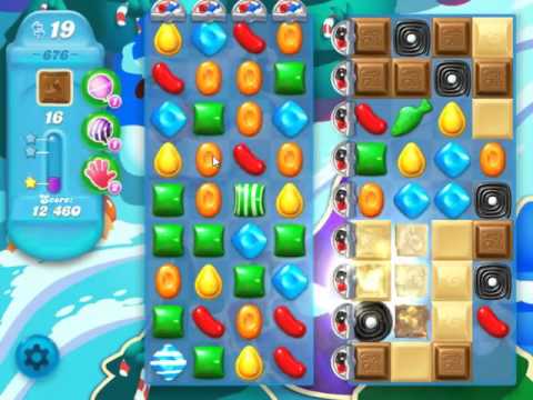 Candy Crush Soda Saga Level 676 - NO BOOSTERS