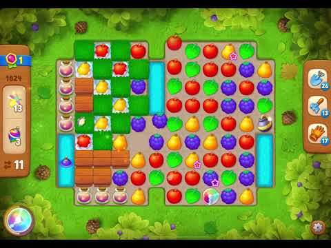 GardenScapes Level 1824 no boosters (18 moves)