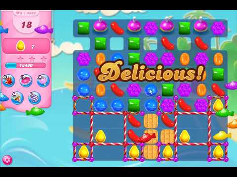 Candy Crush Saga Level 4362 NO BOOSTERS