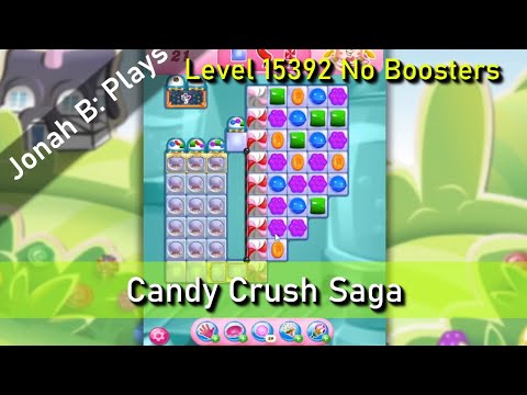 Candy Crush Saga Level 15392 No Boosters