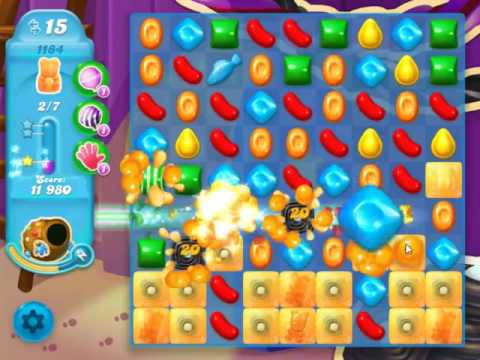 Candy Crush Soda Saga Level 1184 - NO BOOSTERS