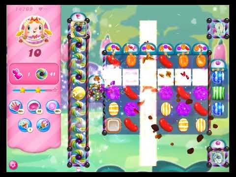 Candy Crush Saga Level 14709 - NO BOOSTERS | SKILLGAMING ✔️