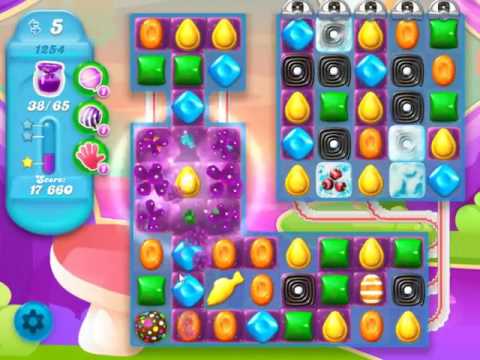 Candy Crush Soda Saga Level 1254 - NO BOOSTERS