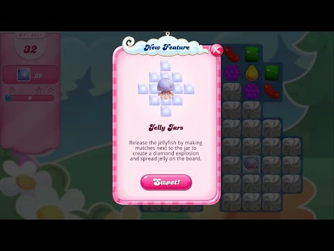 Candy Crush Saga Level 9621 (New-JELLY JAR)