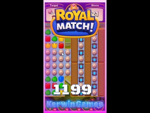 Royal Match Level 1199 - Super Hard Level - No Boosters Gameplay