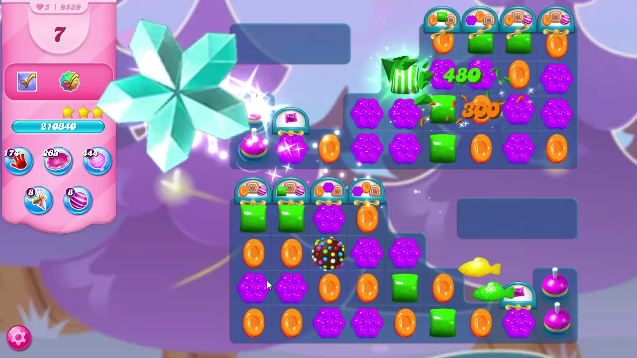 Candy Crush Saga Level 9539 NO BOOSTERS