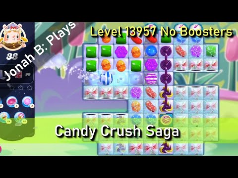 Candy Crush Saga Level 13957 No Boosters