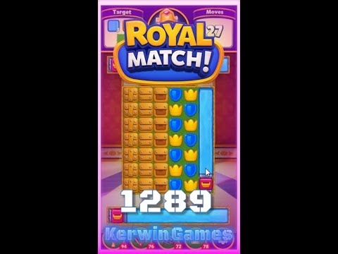 Royal Match Level 1289 - Super Hard Level - No Boosters Gameplay