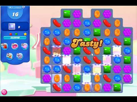 Candy Crush Saga Level 4383 NO BOOSTERS