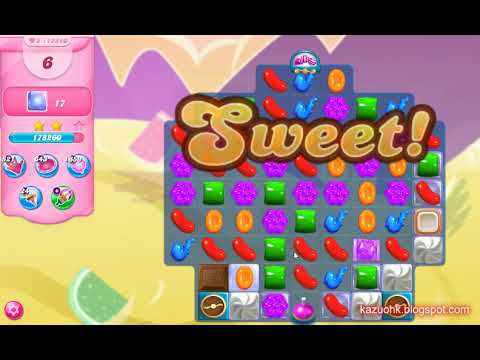 Candy Crush Saga Level 12340 (3 stars, No boosters)