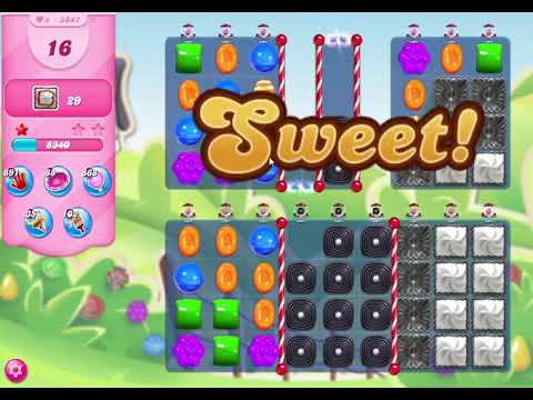 Candy Crush Saga Level 3847 NO BOOSTERS