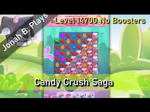 Candy Crush Saga Level 14700 No Boosters