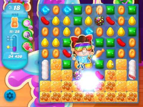 Candy Crush Soda Saga Level 1118 - NO BOOSTERS