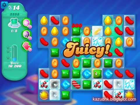 Candy Crush Soda Saga Level 2258 (3 stars, NO boosters)