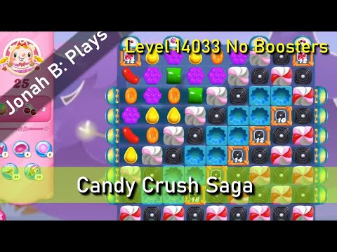 Candy Crush Saga Level 14033 No Boosters