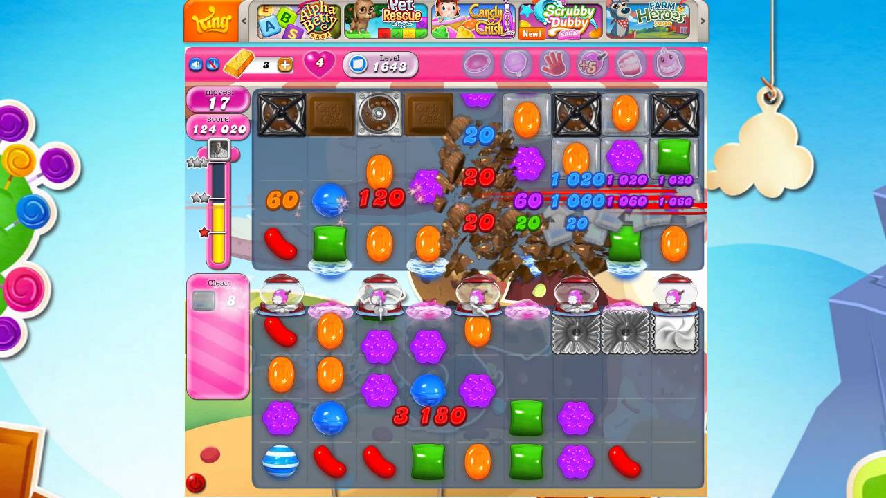 Candy Crush Saga LEVEL 1643 [FLASH VERSION]