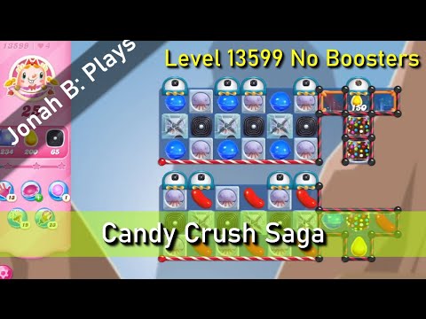 Candy Crush Saga Level 13599 No Boosters