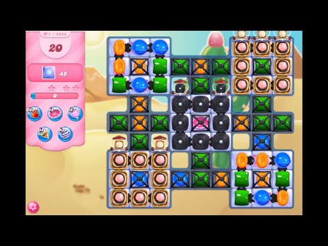 Candy Crush Saga Level 4525 NO BOOSTERS