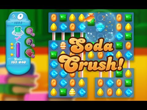 Candy Crush Soda Saga Level 1692 (3 stars, No boosters)